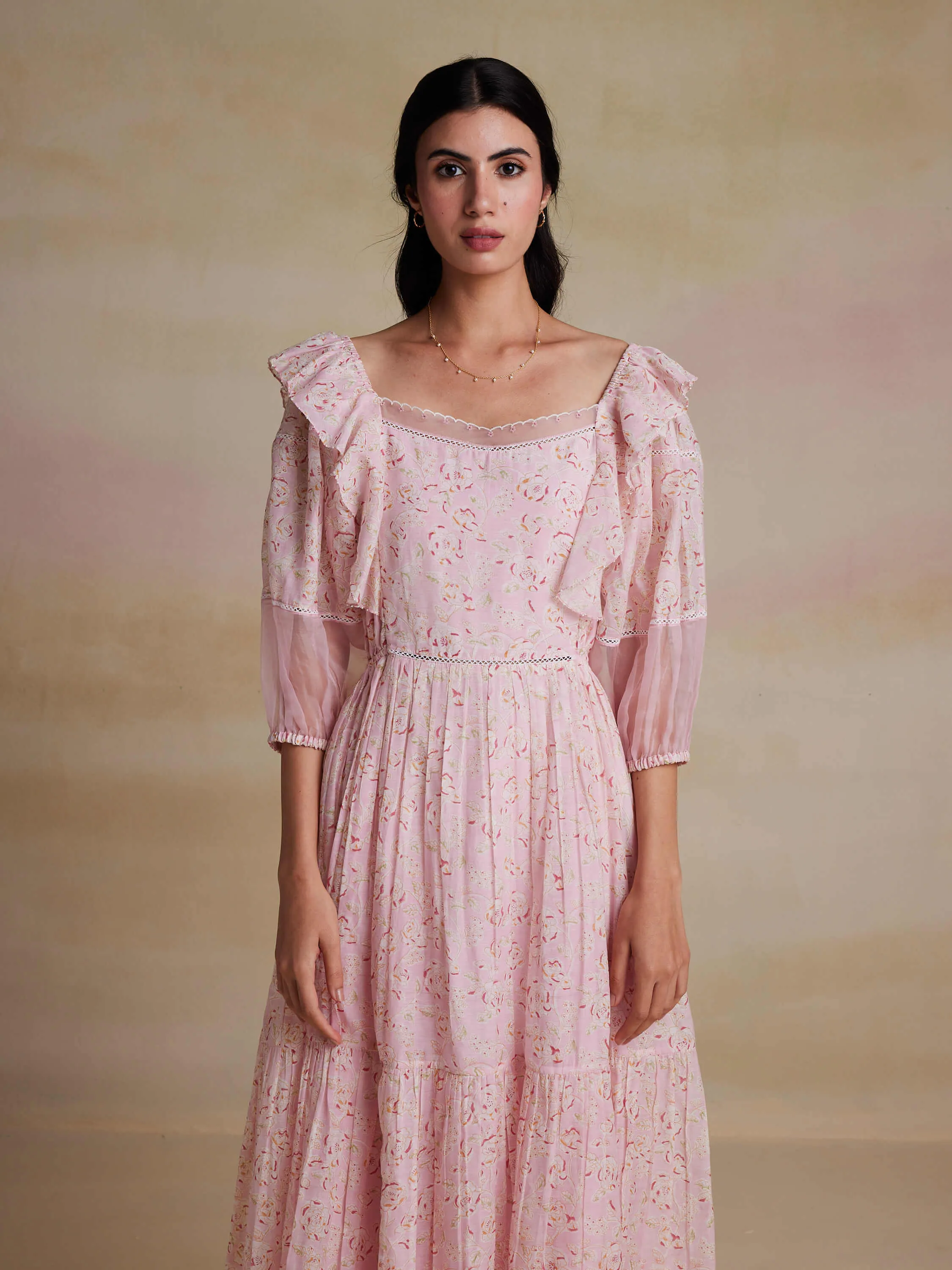 Veiled Rose Dress