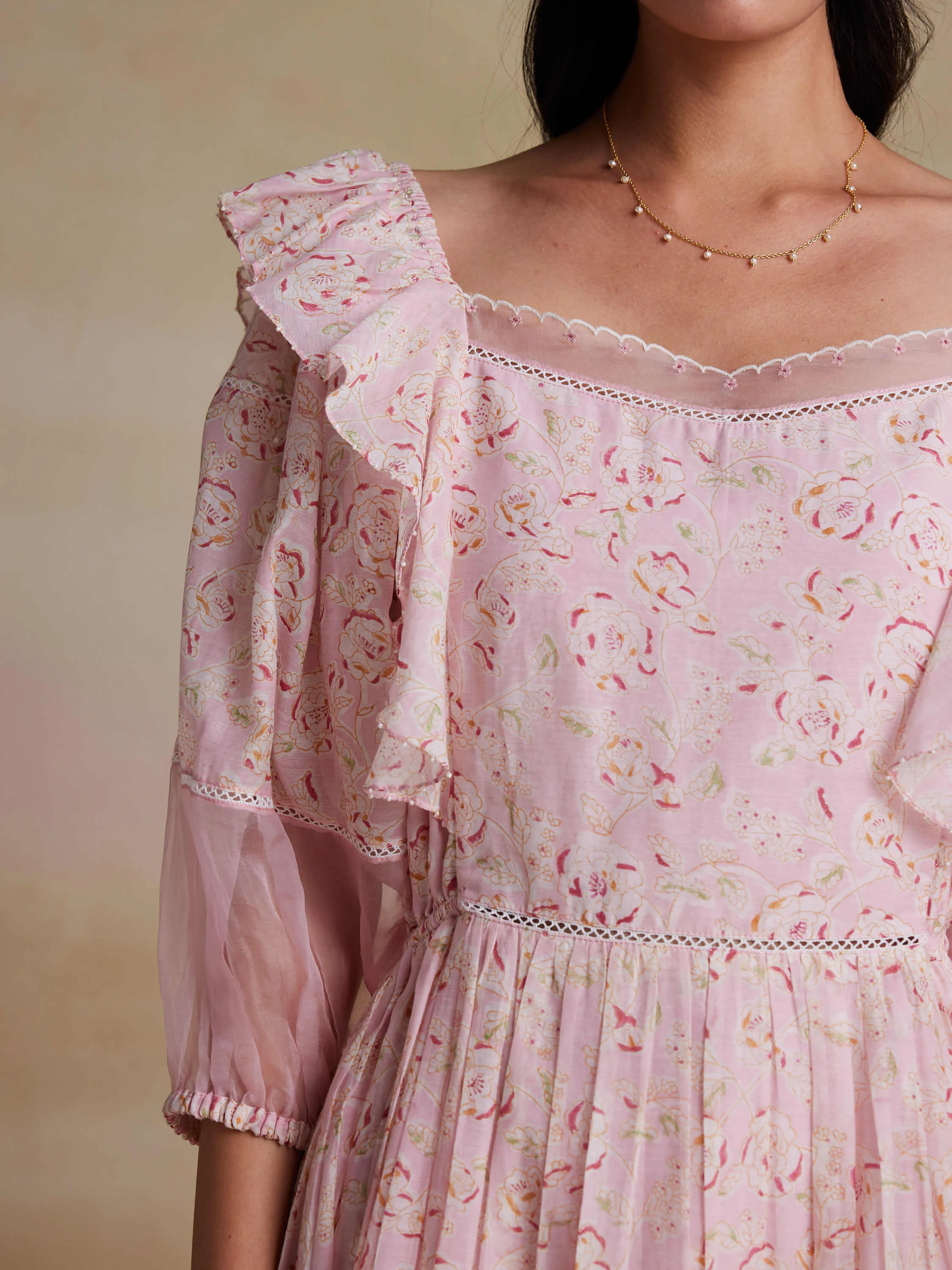 Veiled Rose Dress