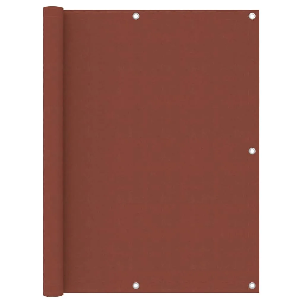 vidaXL Balcony Screen Terracotta 120x300 cm Oxford Fabric