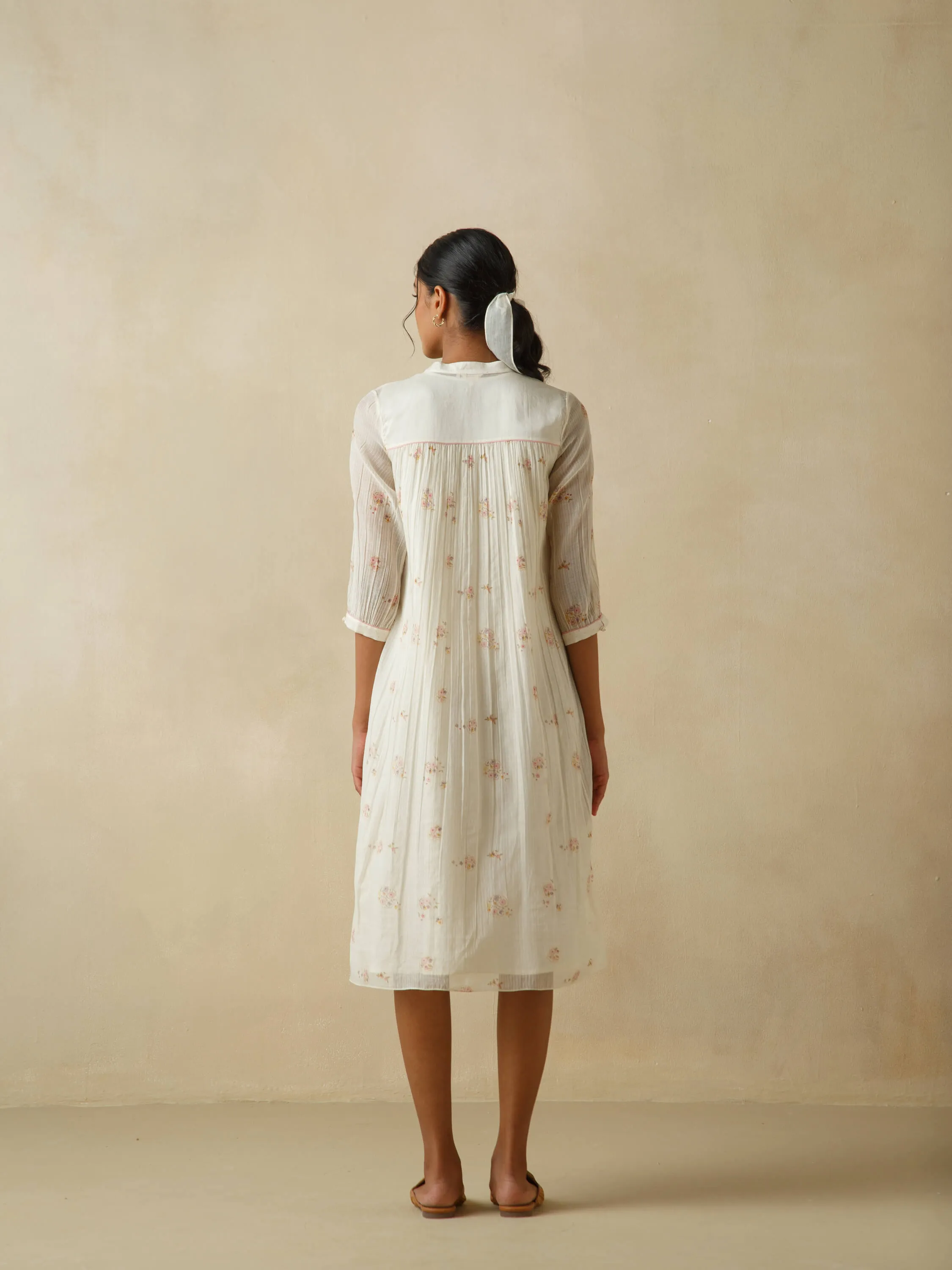 Water Lilies Midi Dress