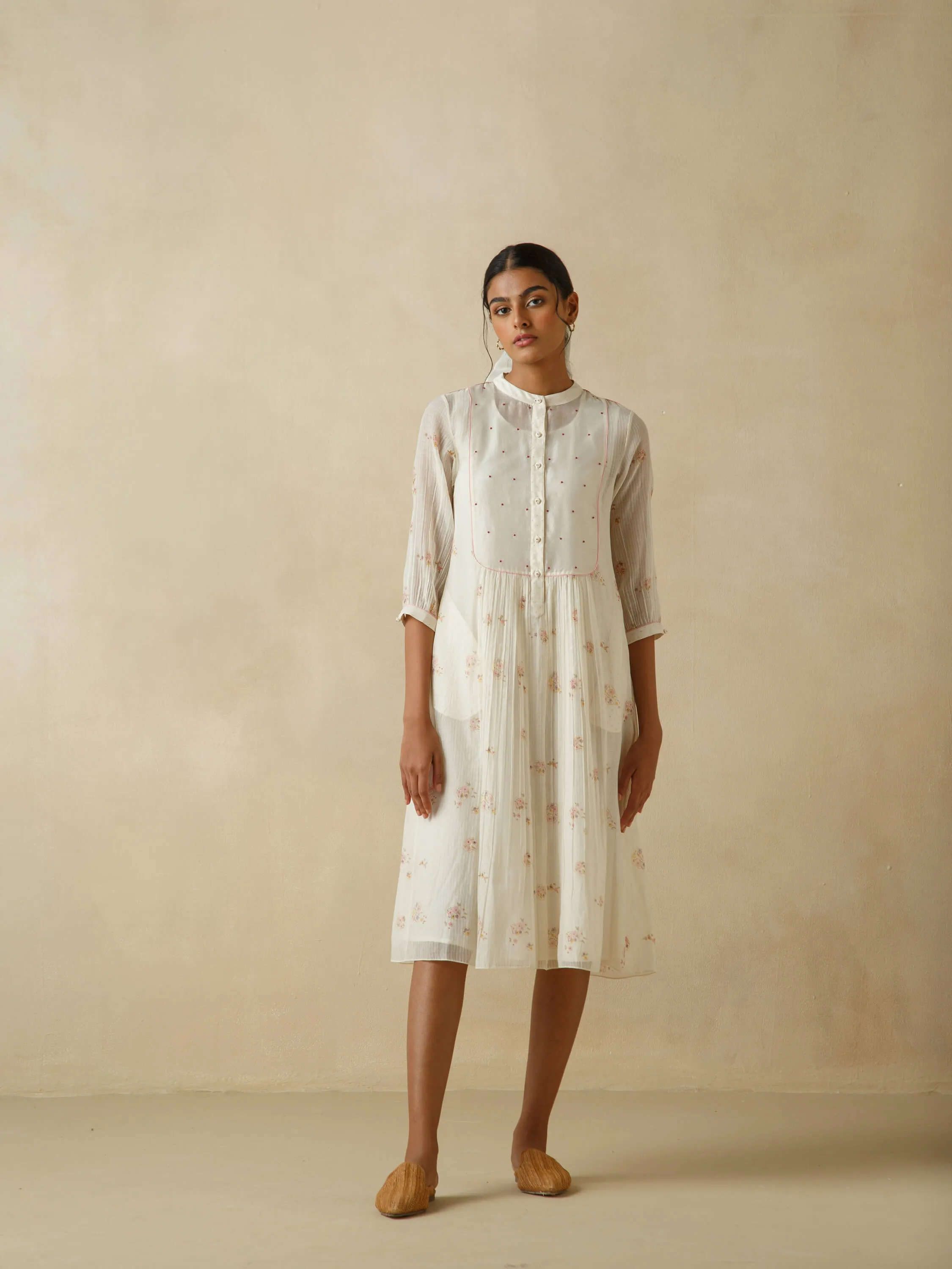 Water Lilies Midi Dress