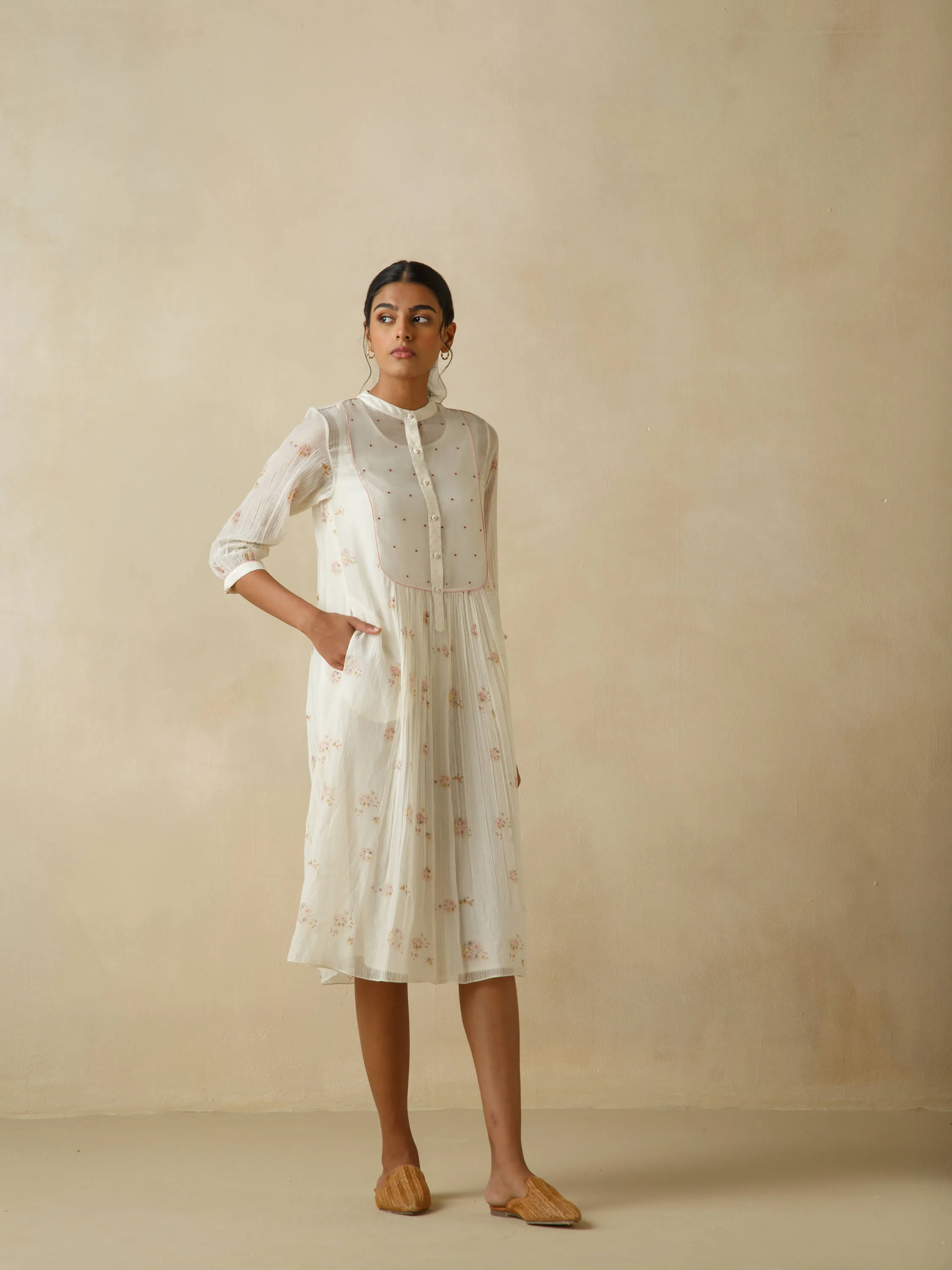 Water Lilies Midi Dress