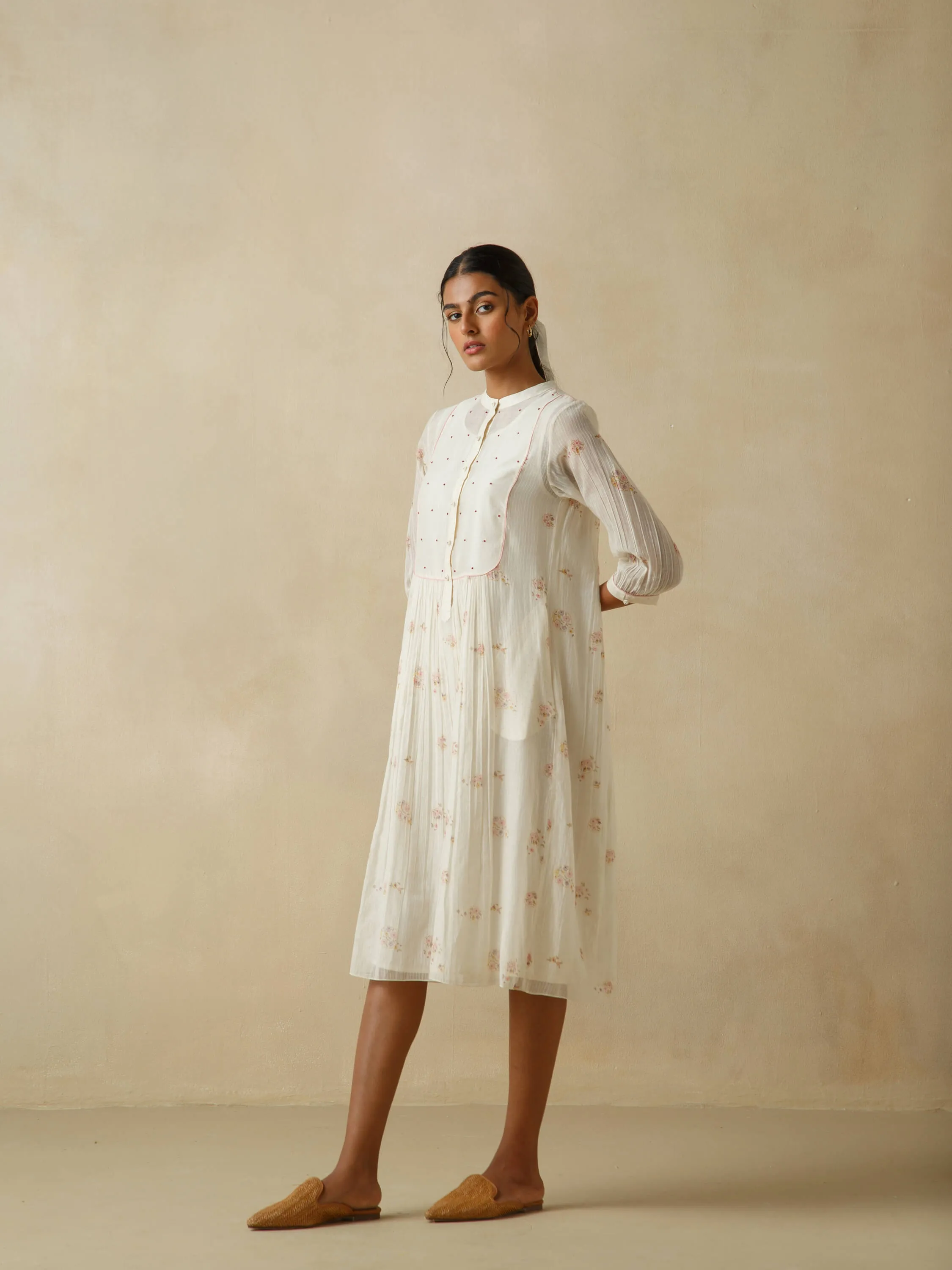 Water Lilies Midi Dress