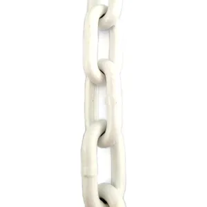 Welded Steel Chain - White Powder Coated