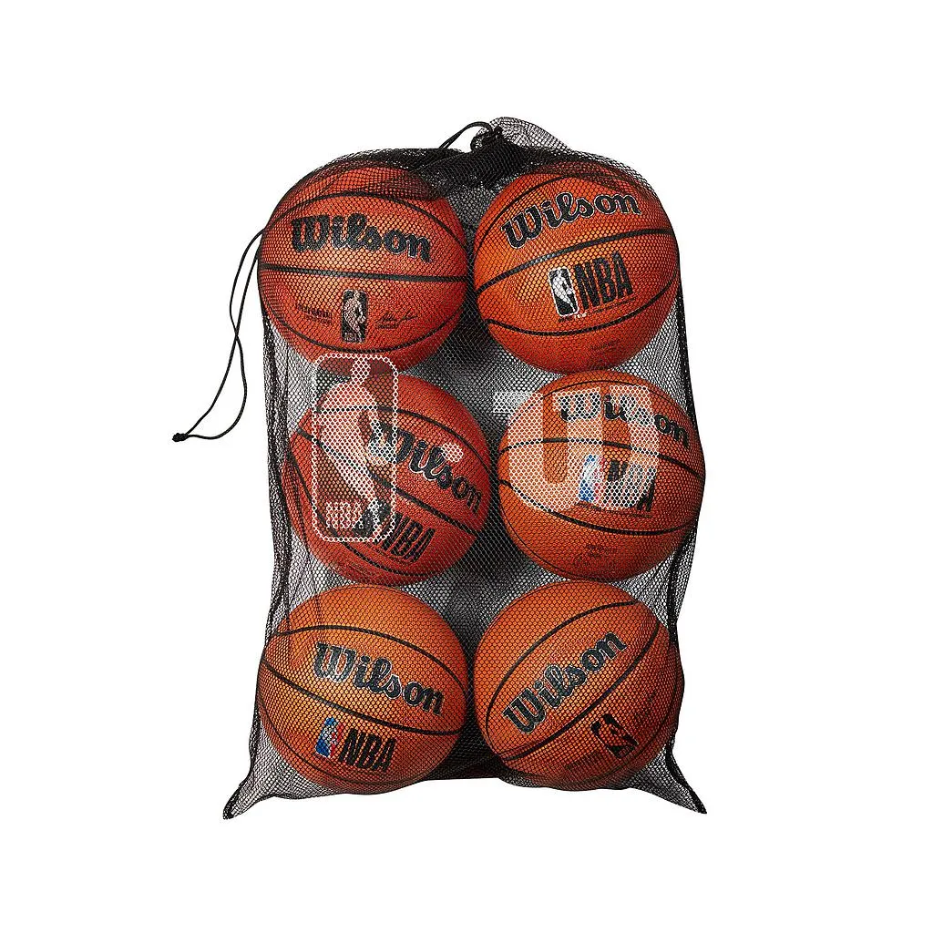 Wilson NBA 6 basketball Mesh Bag
