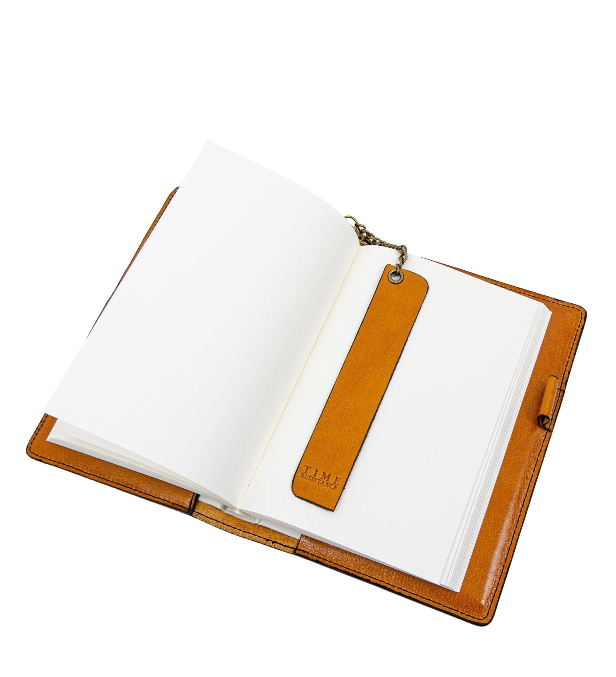 Womens Leather Journal with Refillable A5 Notepad - The Diary of a Nobody