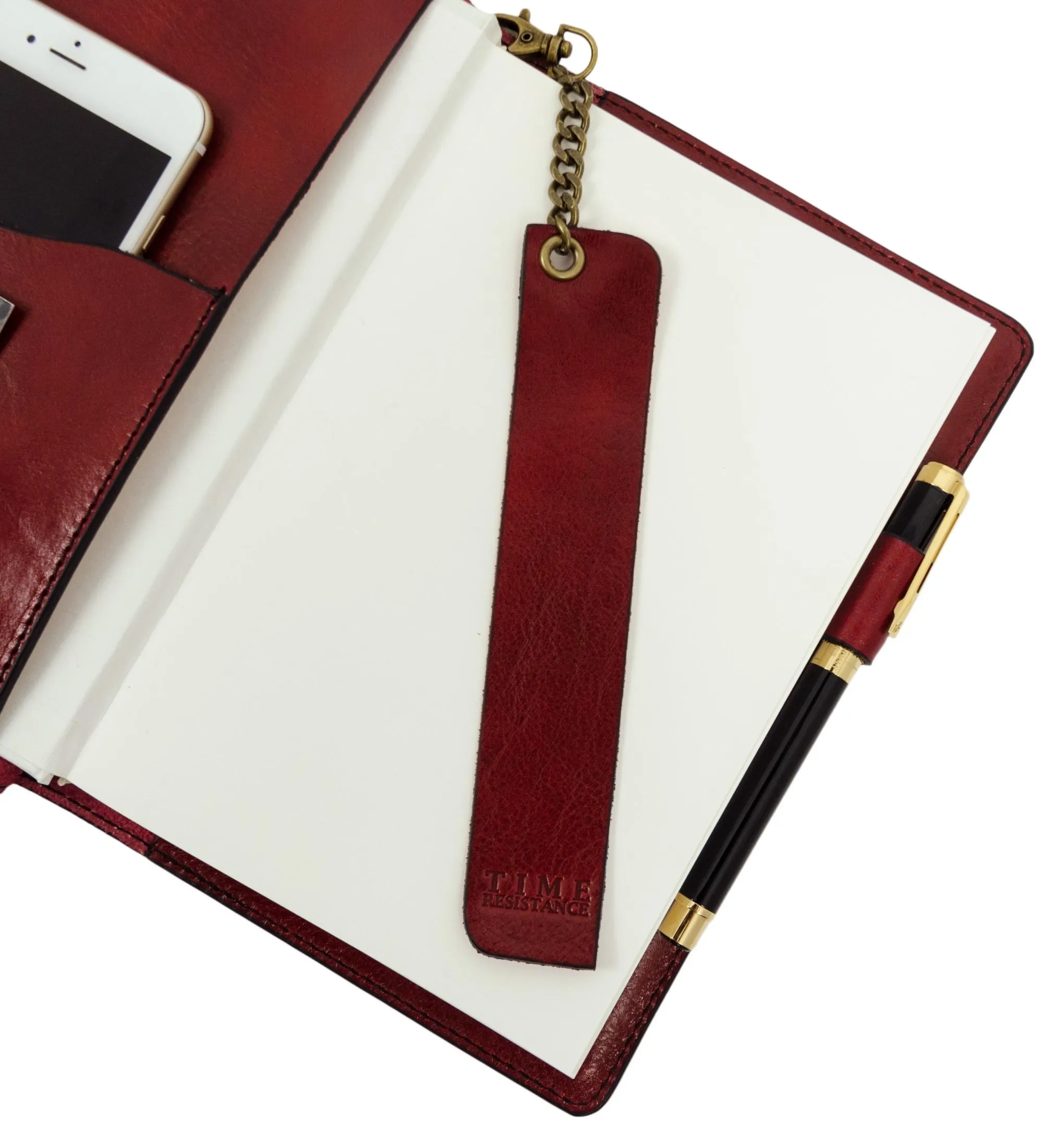 Womens Leather Journal with Refillable A5 Notepad - The Diary of a Nobody