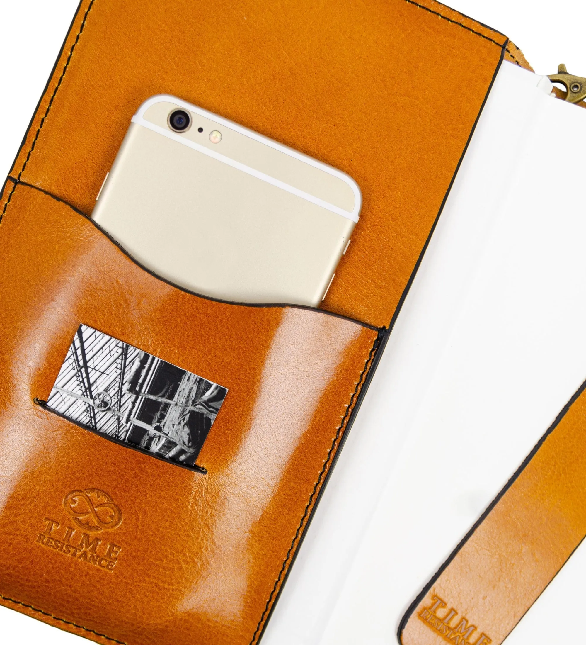 Womens Leather Journal with Refillable A5 Notepad - The Diary of a Nobody