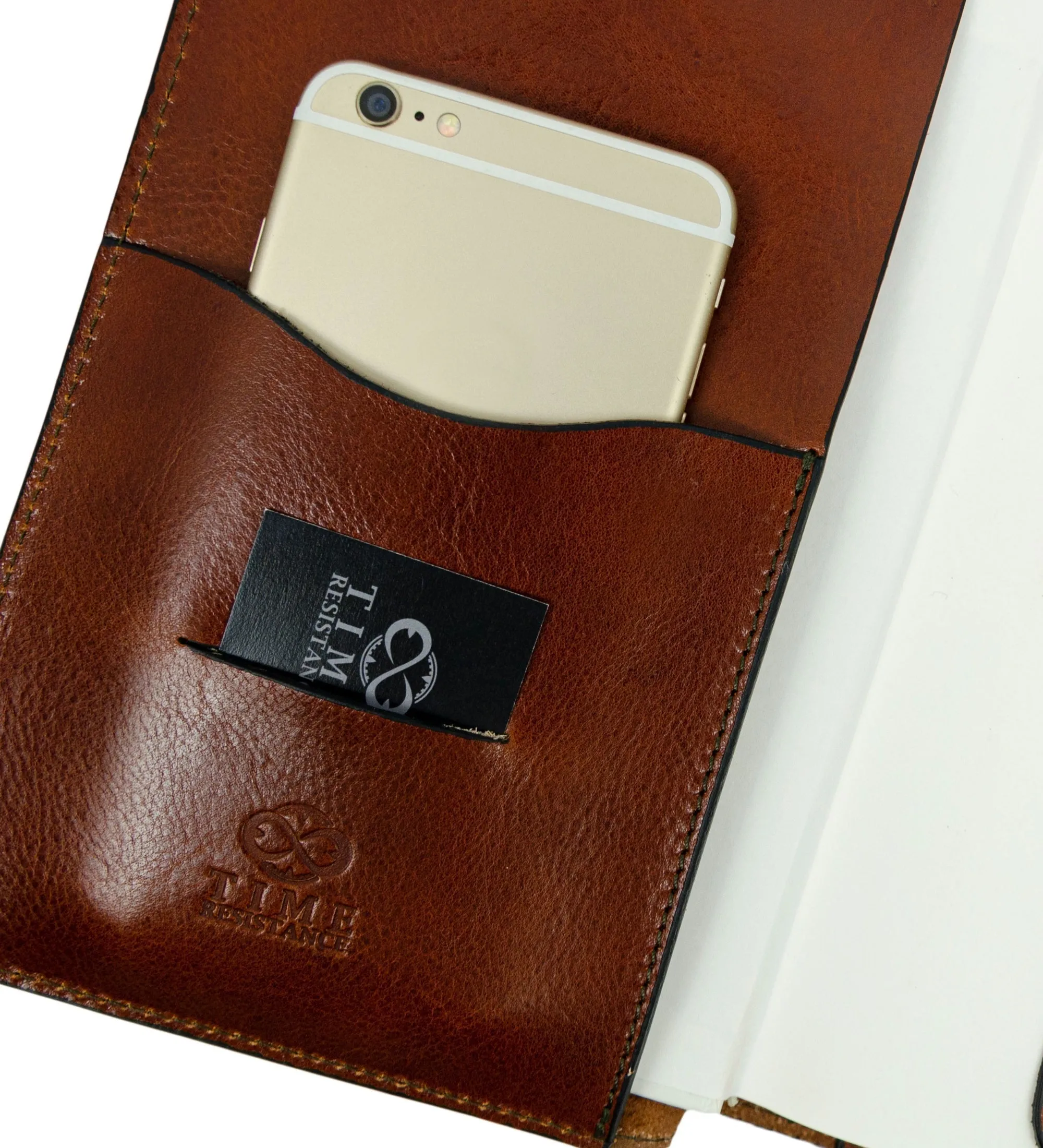 Womens Leather Journal with Refillable A5 Notepad - The Diary of a Nobody