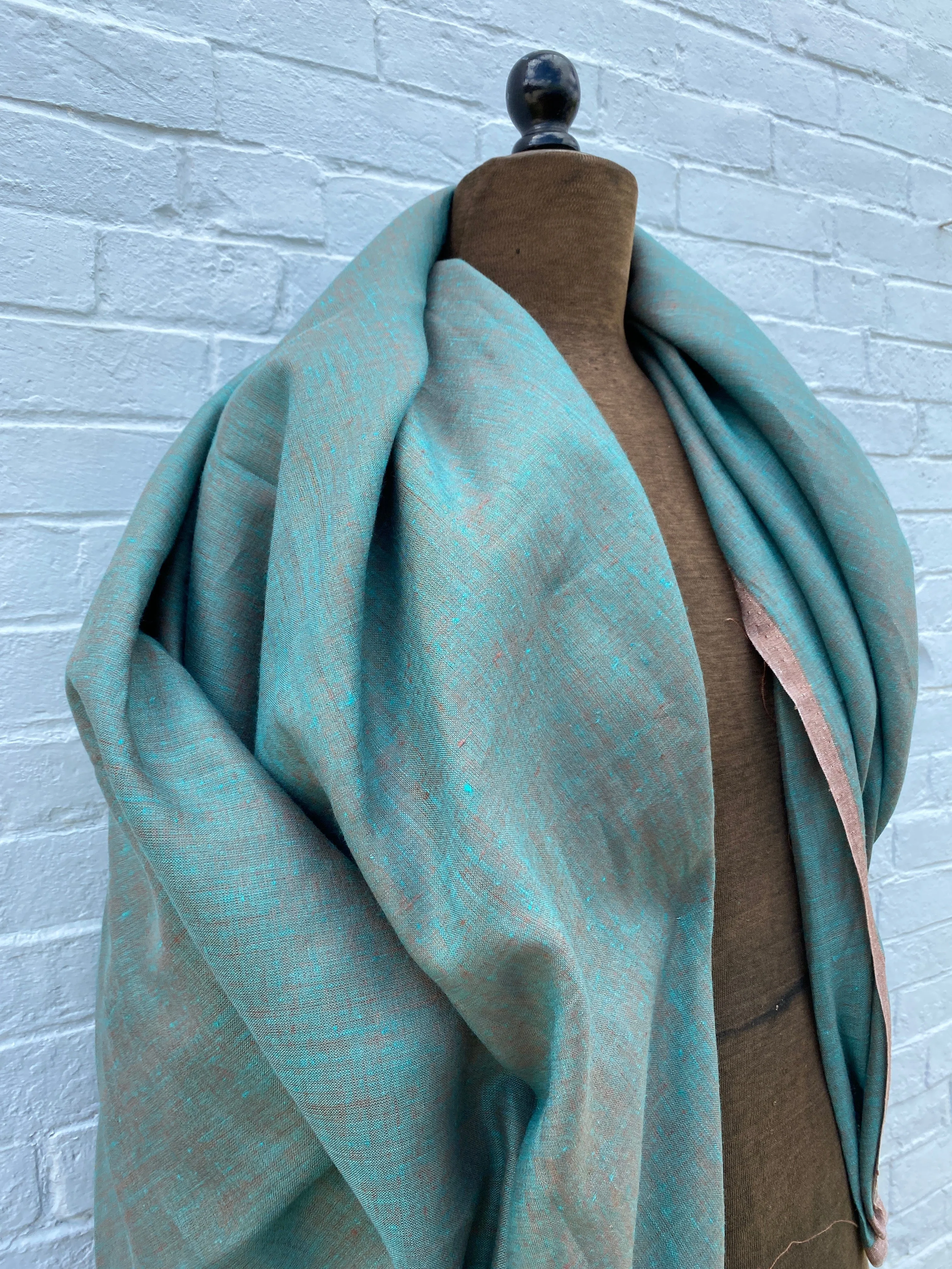 Yarn Dyed 100% Linen in Turquoise