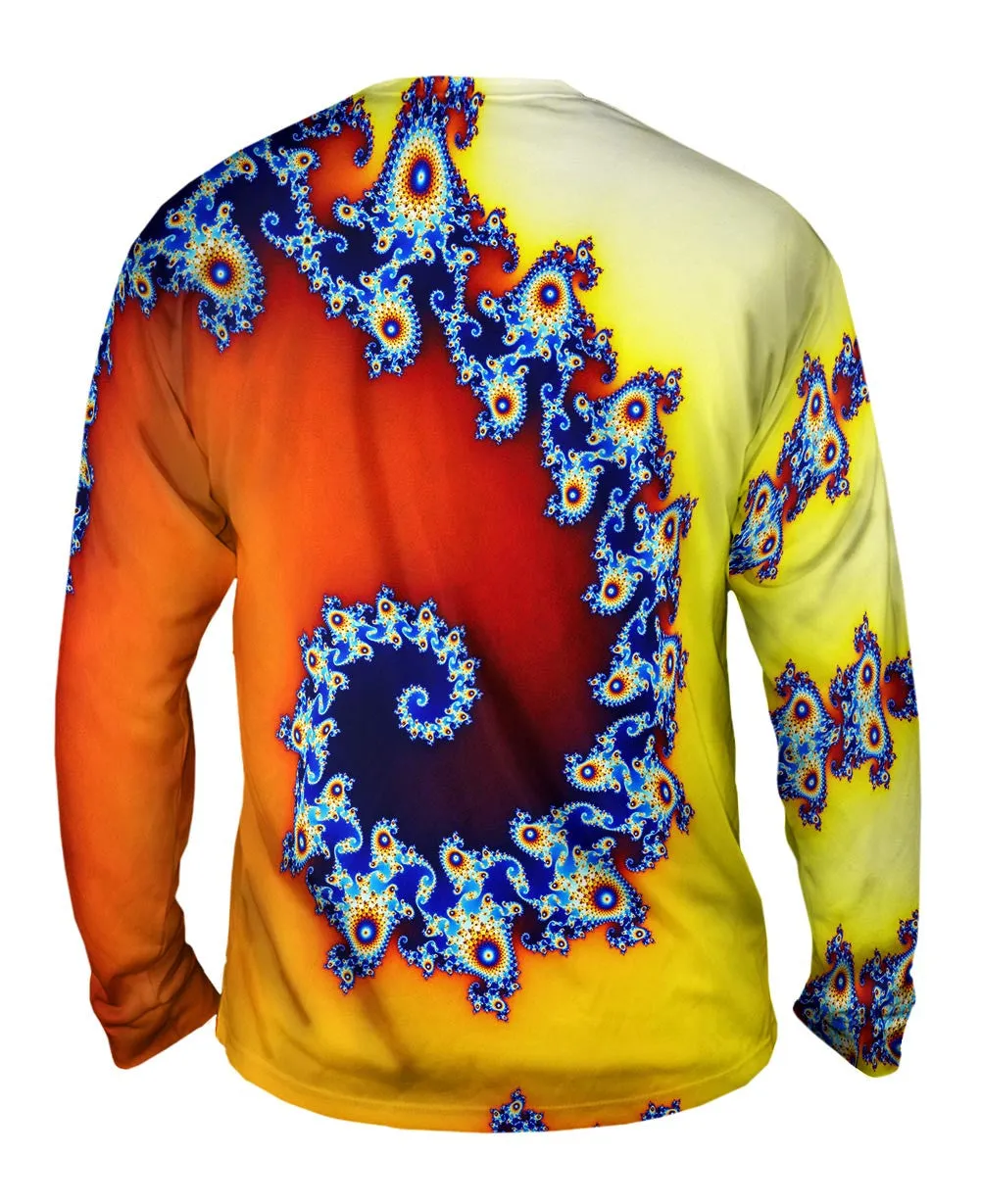 Yellow Seahorse Tail Mandel Fractal